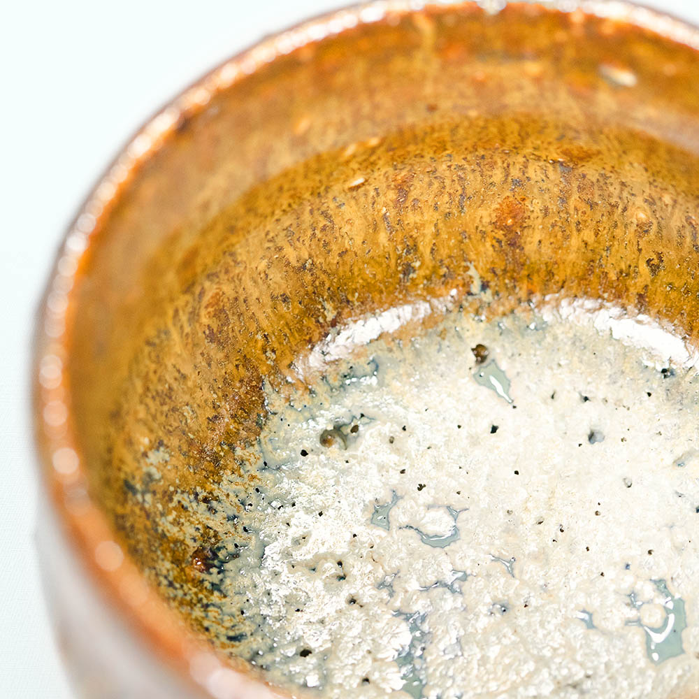 Teeschale bläulich-braun 70 ml Hendrik Schöne – Bild 4