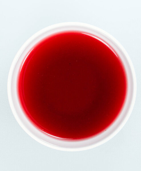 Früchtetee Bio Schoko trifft Kirsche im Aufguss