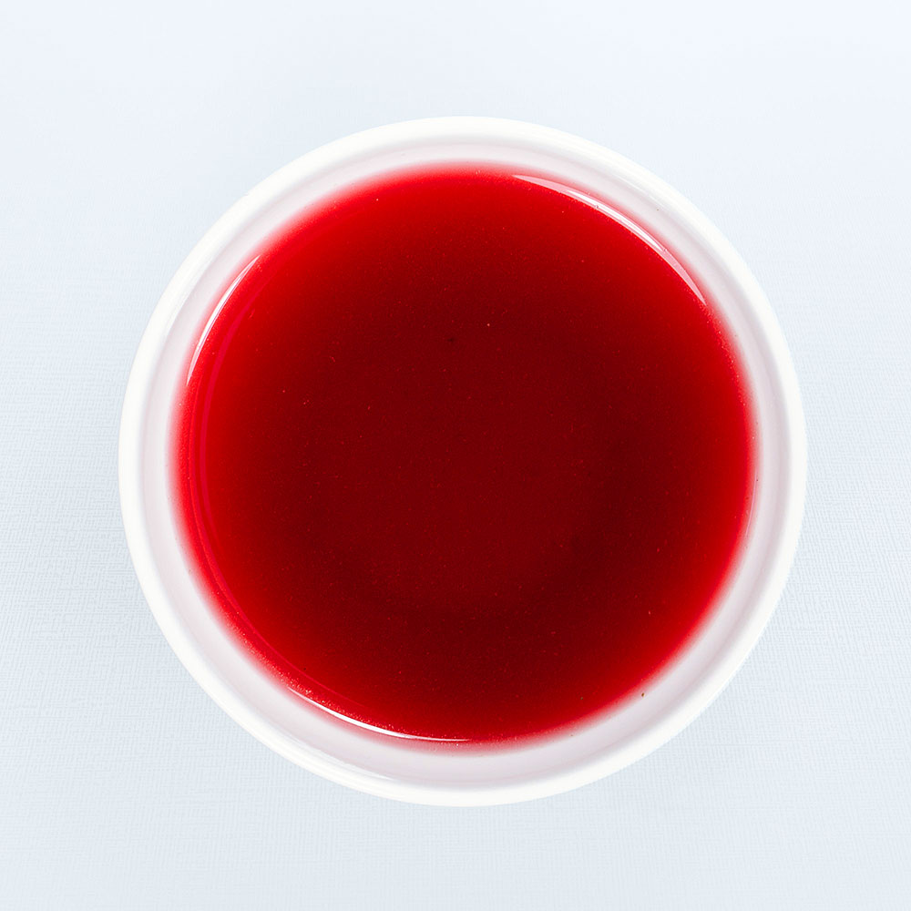 Früchtetee Bio Schoko trifft Kirsche im Aufguss